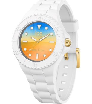 Дамски соларен часовник в бяло Sunrise снимка