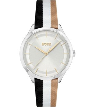 Дамски аналогов часовник в сребристо снимка