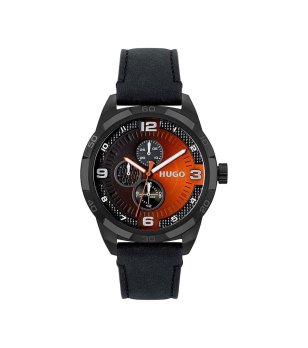 Мъжки кварцов часовник в черно снимка