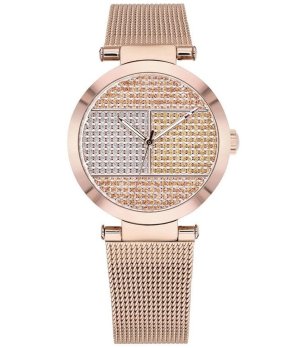 Дамски кварцов часовник в розовозлатисто снимка