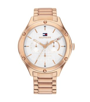 Дамски аналогов часовник в розовозлатисто снимка