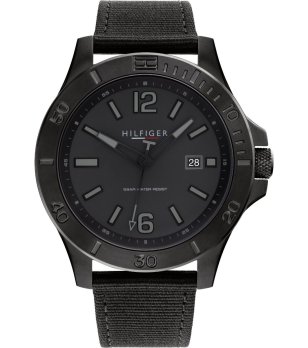 Мъжки кварцов часовник в черно снимка