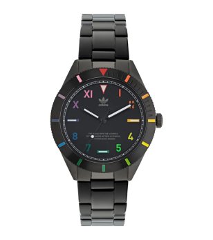 Аналогов черен унисекс часовник  снимка