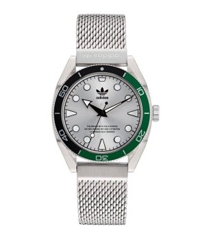 Унисекс аналогов часовник в сребристо  снимка