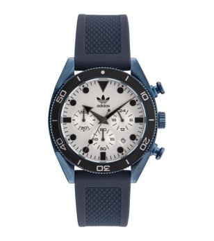 Мъжки тъмносин часовник хронограф снимка