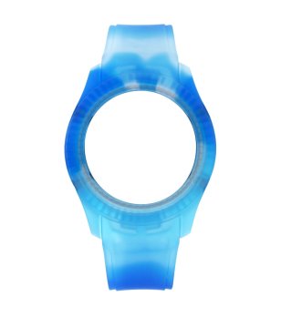 Силиконова каишка за часовник в сини нюанси снимка