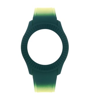 Силиконова каишка в преливащо зелено и жълто снимка