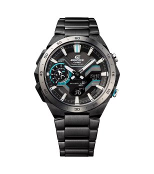 Аналогов черен мъжки  часовник с Bluetooth снимка