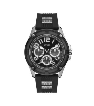 Аналогов мъжки часовник в черно снимка