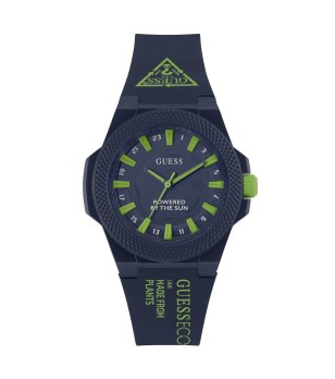 Аналогов соларен часовник в тъмносиньо снимка