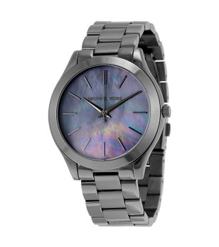 Дамски аналогов часовник в цвят графит снимка