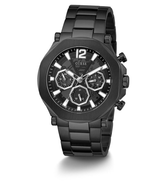 Мъжки черен часовник снимка