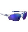 Спортни слънчеви очила в синьо и бяло-2 снимка