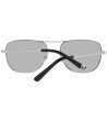 Унисекс слънчеви очила в сребристо със сиви лещи-2 снимка