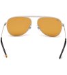 Унисекс очила авиатор в златисто с оранжеви лещи-2 снимка