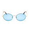 Дамски слънчеви очила кръгли със сини лещи-1 снимка