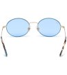 Дамски слънчеви очила кръгли със сини лещи-2 снимка