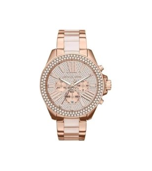 Дамски розовозлатист часовник хронограф  снимка