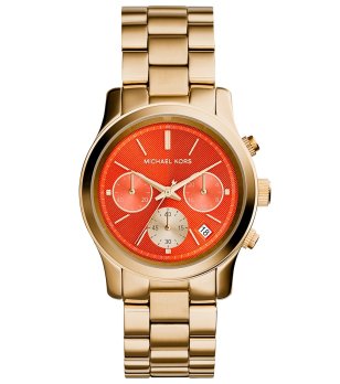 Дамски златист часовник хронограф  снимка