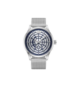 Мъжки часовник в сребристо и тъмносиньо JET GRAY снимка