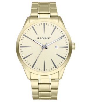 Мъжки кварцов часовник в златисто снимка