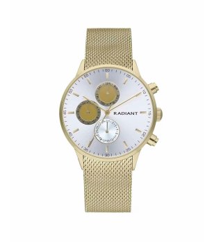 Мъжки златист аналогов часовник снимка