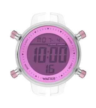 Дигитален корпус часовник в розово   снимка