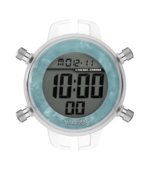 Дигитален корпус на часовник в син нюанс снимка