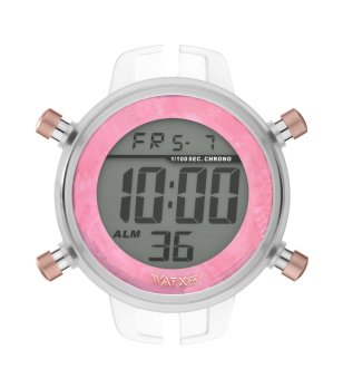 Дигитален корпус на часовник в розово снимка