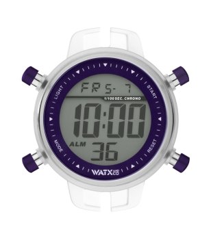 Лилав дигитален корпус на часовник  снимка