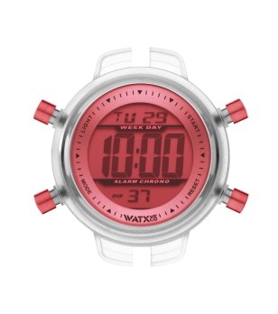 Дигитален корпус на часовник в розов металик снимка