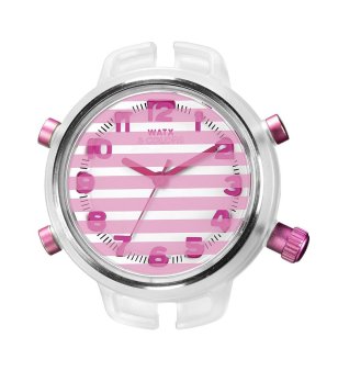 Аналогов корпус на часовник на розови ленти снимка