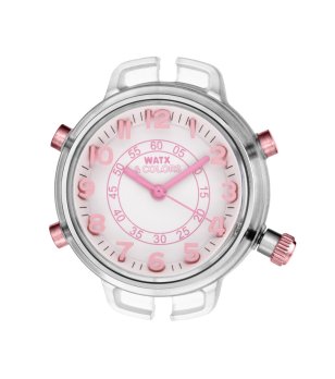 Аналогов корпус на часовник с розови цифри снимка