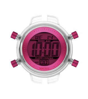 Дигитален корпус на часовник в розово  снимка