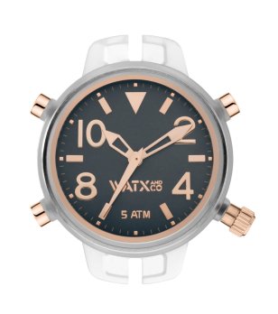 Корпус на часовник в сиво с розовозлатисти цифри снимка