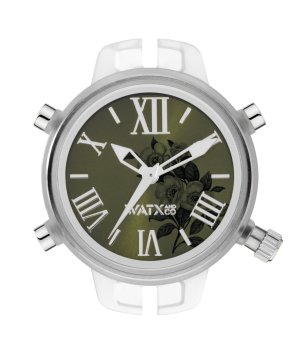 Аналогов корпус за часовник в зелено и сребристо снимка