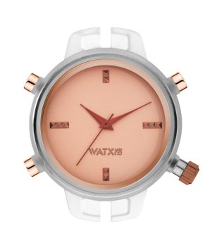 Аналогов корпус за часовник в цвят сьомга снимка