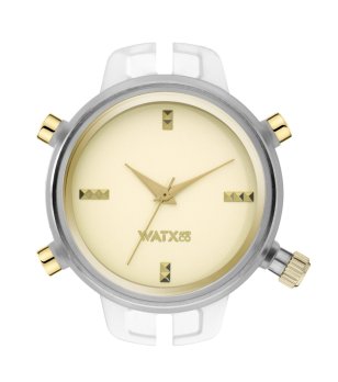 Аналогов корпус за часовник в светложълто снимка