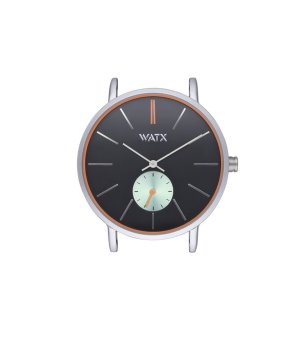 Аналогов корпус за часовник в черно и сребристо снимка