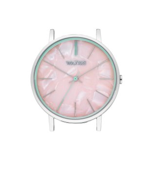 Аналогов корпус за часовник в мраморно розово снимка