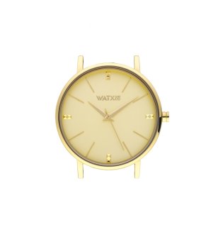 Аналогов корпус за часовник в жълт нюанс снимка