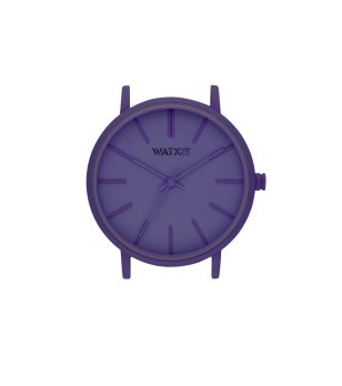 Лилав аналогов корпус за часовник снимка