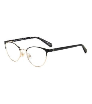 Дамски рамки за очила в черно и златисто снимка