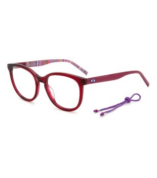 Дамски рамки за очила в бордо с шнур снимка