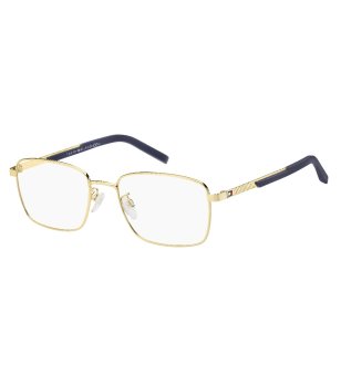 Мъжки правоъгълни рамки за очила в златисто снимка