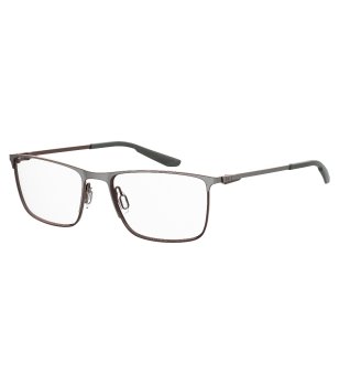 Мъжки правоъгълни рамки за очила в цвят графит снимка