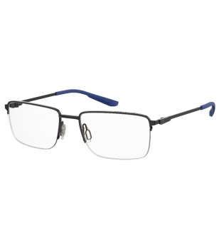 Мъжки черни метални полурамки за очила снимка