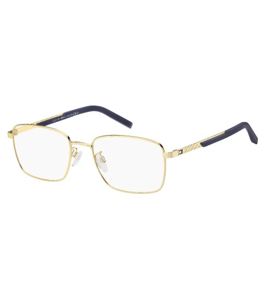 Мъжки правоъгълни рамки за очила в златисто снимка