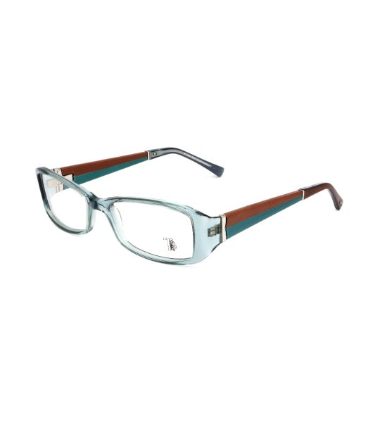 Дамски рамки за очила в зелено и кафяво снимка