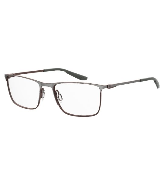 Мъжки правоъгълни рамки за очила в цвят графит снимка